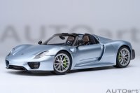 Porsche 918 Spyder Weissach Package (Liquid Metal Chrome Blue)