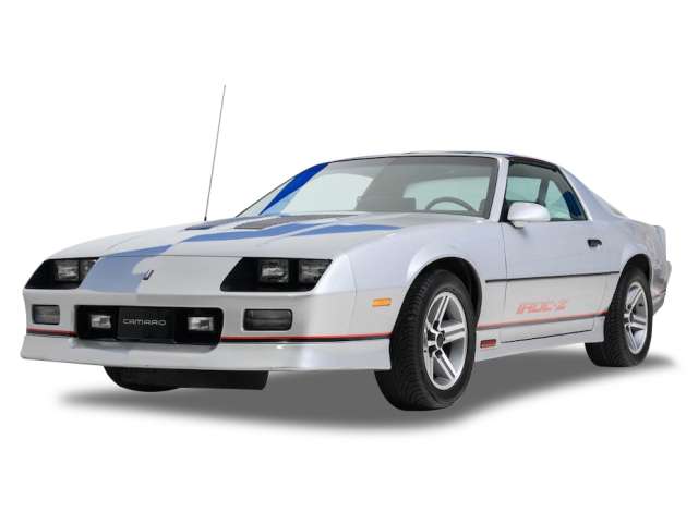 Chevrolet Camaro IROC, silver 1985