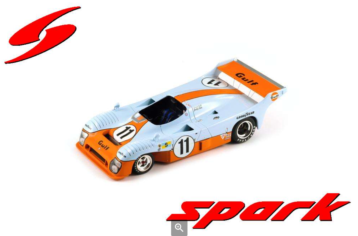 Gulf-Mirage GR8 nr. 11 winnaar 24H Le Mans 1975 J.