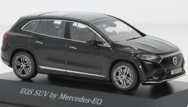 Mercedes EQS SUV (X296) zwart