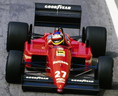 FERRARI - F1 87/88C N 27 2nd ITALY MONZA GP (with 