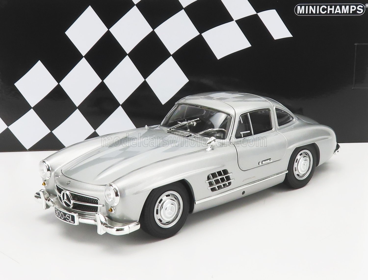 Mercedes Benz 300 SL (W198) 1955, zilver