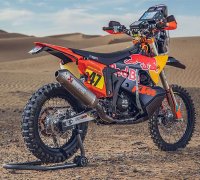 KTM - 450 TEAM RED BULL FACTORY RACING N 47 4th RALLY DAKAR 2024 KEVIN BENAVIDES