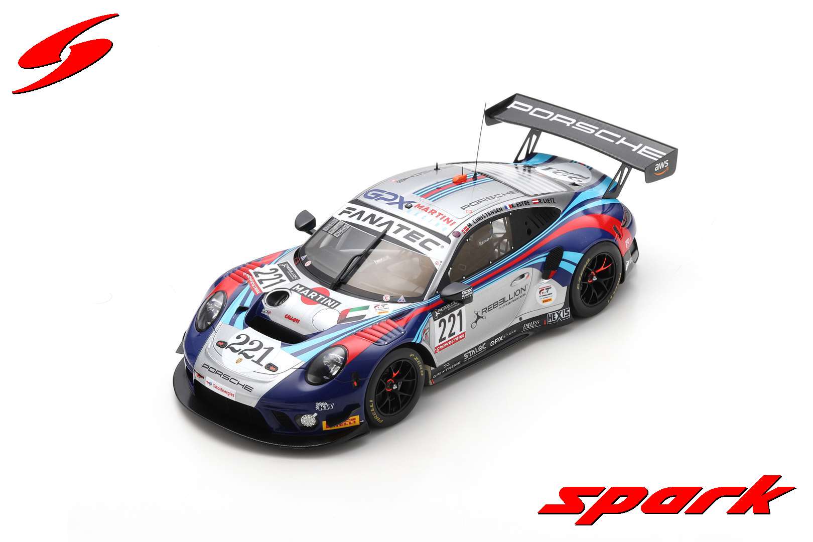 Porsche 911 GT3 R No.221 GPX Martini Racing 24H Sp