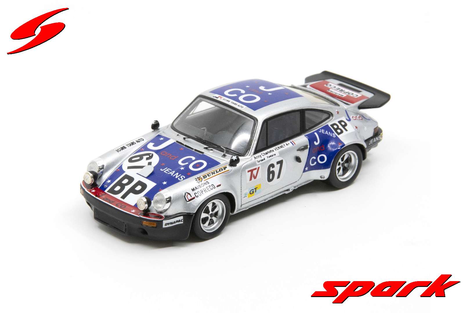 Porsche 911 RS 3.0 No.67 11th 24H Le Mans 1975 A-C