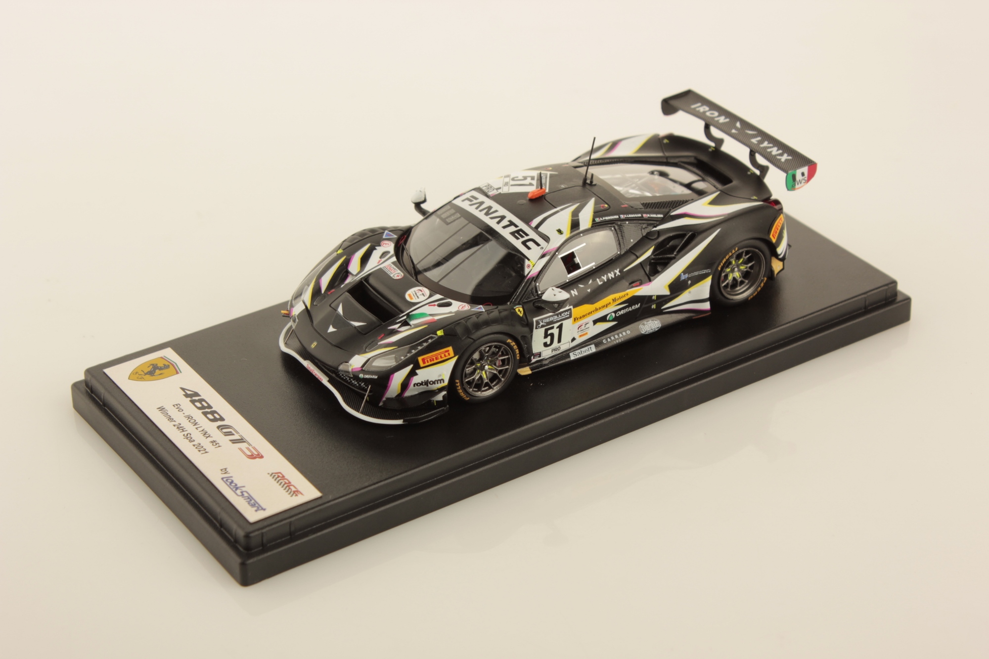 FERRARI 488 GT3 N51 IRON LYNX -WINNER 24H SPA 2021