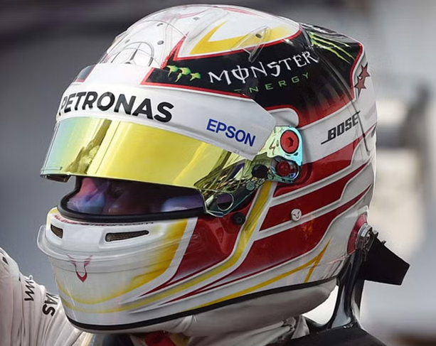 HELMET LEWIS HAMILTON - GP US - WORLD CHAMPION F1 