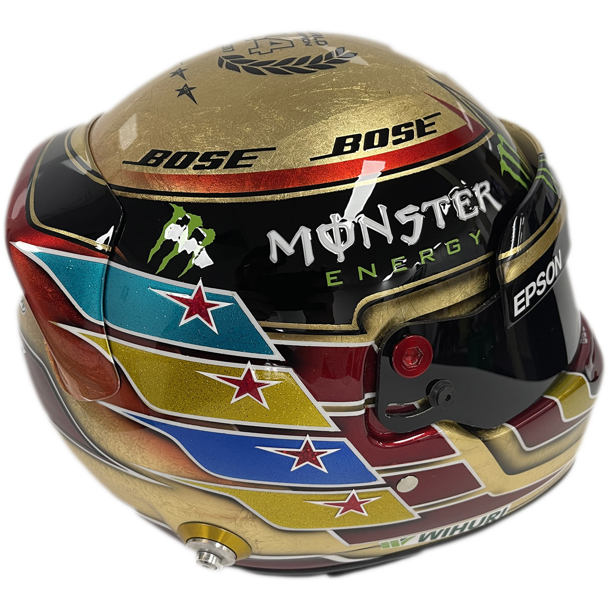 HELMET LEWIS HAMILTON - GP MEXICO - CHAMPION DU MO