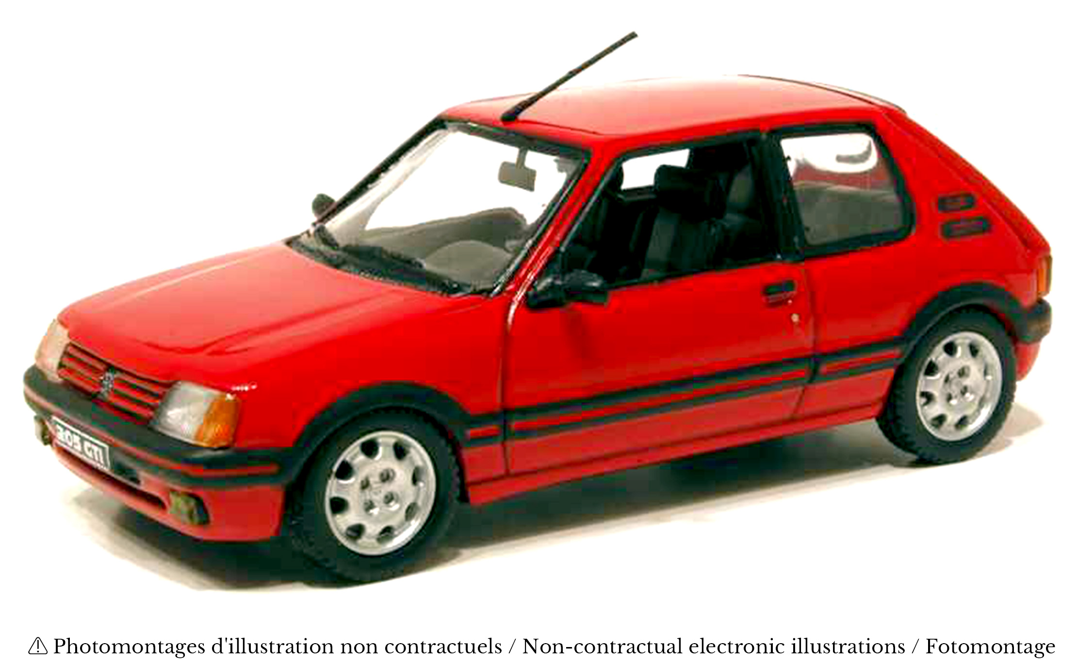 Peugeot 205 GTi 1.9 1991 Vallelunga Rood