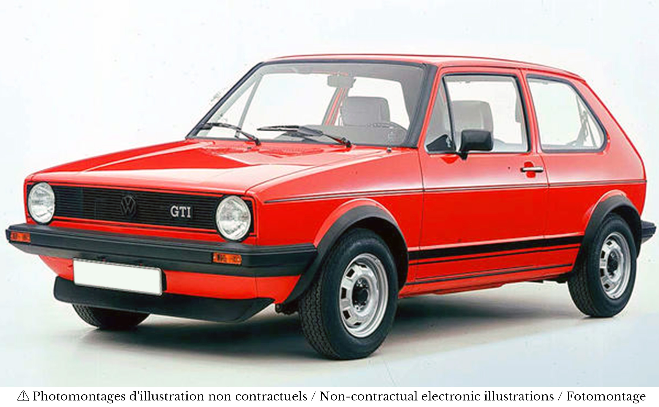 VW Golf GTI 1976 Marsrood