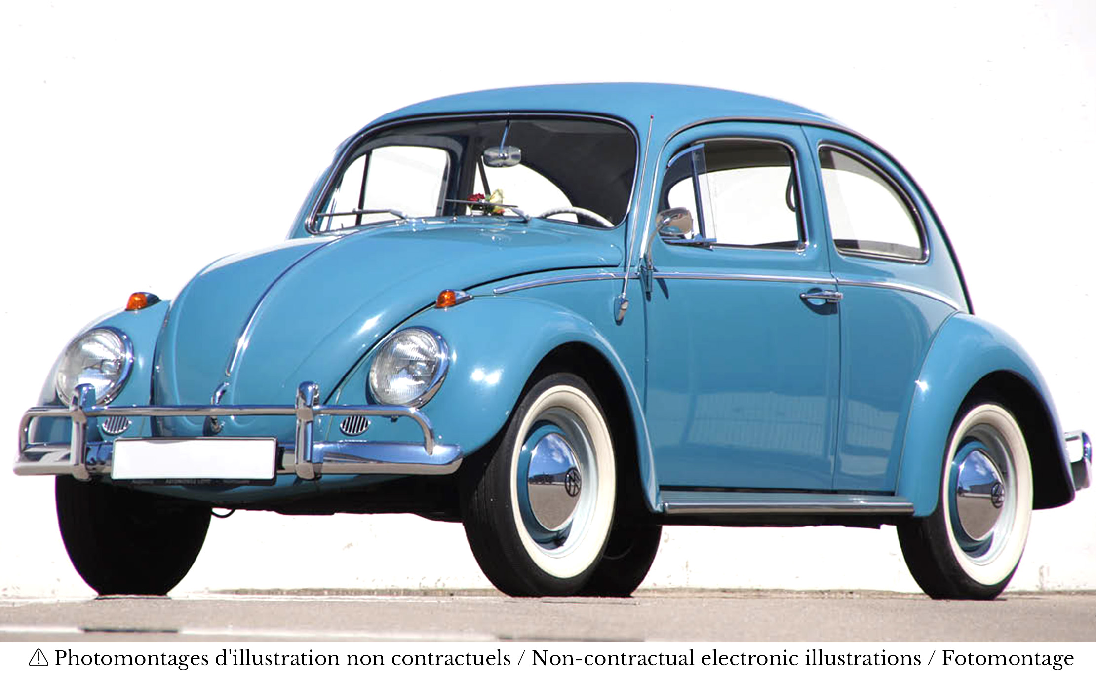 VW 1200 Export 1963 Bahama Blauw