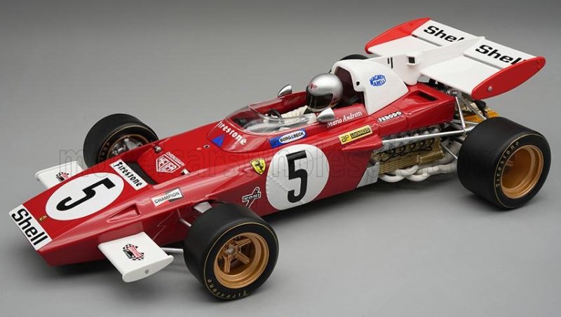 Schaalmodel Ferrari - F1 312b2 N 5 German Gp 1971 Mario Andretti 1/18