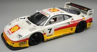 FERRARI - F40 LM TEAM SHELL N 7 RENDERING EDITION 1996 - BLACK RIMS