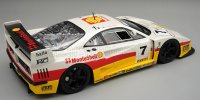 FERRARI - F40 LM TEAM SHELL N 7 RENDERING EDITION 1996 - BLACK RIMS