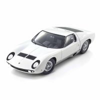 Lamborghini Miura P400 Blanc/Argent (intérieur noir)