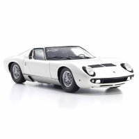 Lamborghini Miura P400 Blanc/Argent (intérieur noir)