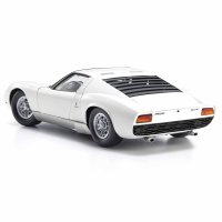 Lamborghini Miura P400 Blanc/Argent (intérieur noir)