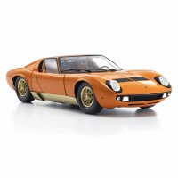 Lamborghini Miura P400 orange/doré (intérieur marron)