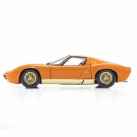 Lamborghini Miura P400 orange/doré (intérieur marron)