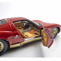 Lamborghini Miura P400 rouge/or (intérieur marron)