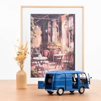 Renault Estafette 1967, 6 openingen , blauw