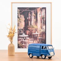 Renault Estafette 1967, 6 openingen , blauw