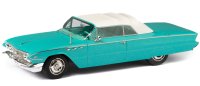 BUICK - LESABRE CUSTOM CABRIOLET CLOSED 1961 - TURQUOISE WHITE