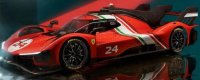 FERRARI - 499P 3.0L TURBO V6 N 24 MODIFICATA 2024 - RED YELLOW BLACK