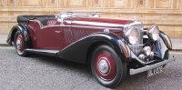 BENTLEY - 4.25L VANDEM PLAS TOURER CABRIOLET OPEN 1938 - BORDEAUX BLACK