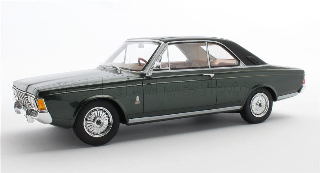 FORD ENGLAND - TAUNUS P7 COUPE 1969 - GREEN MET BL