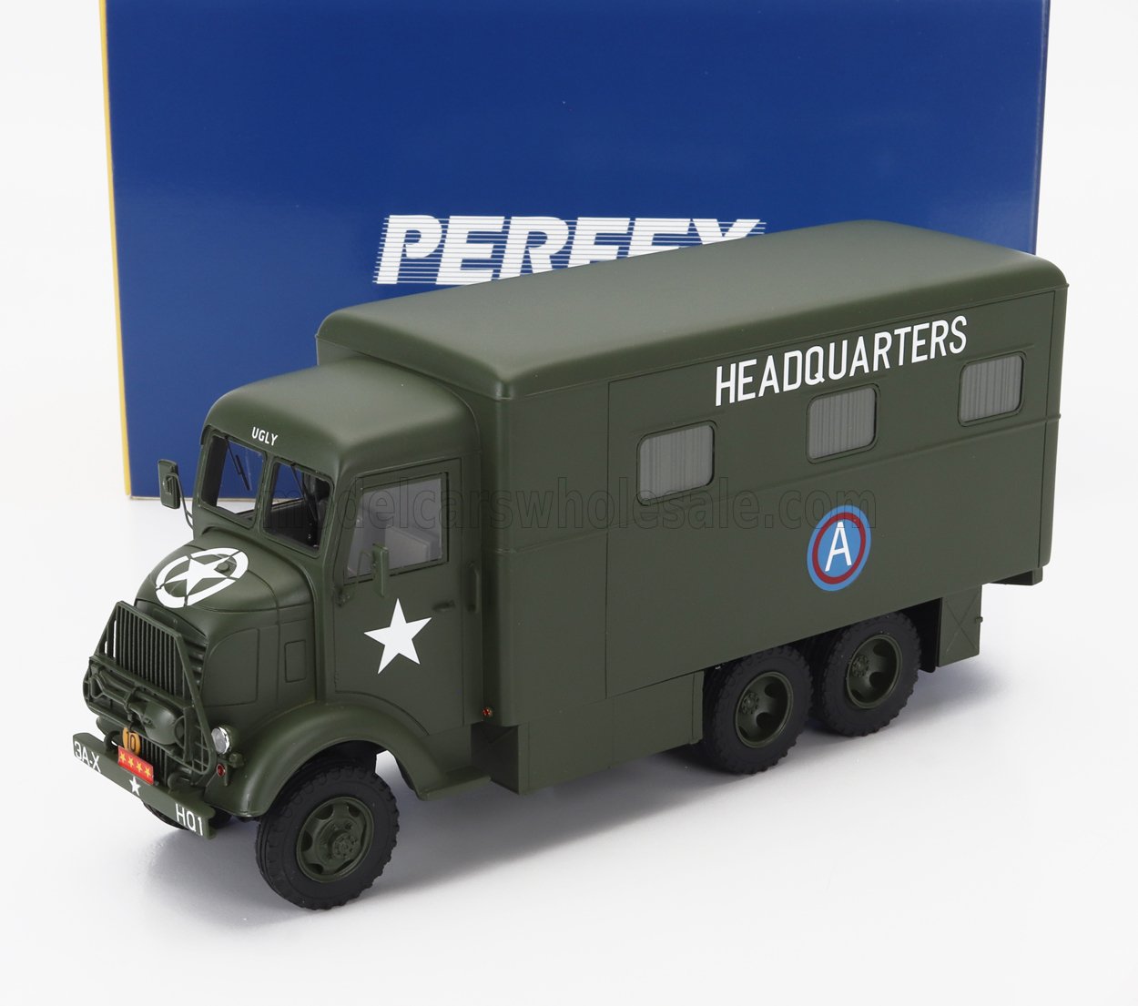 GMC - 353 AFKWX TRUCK HEADQUARTERS MILITARY TELONA