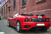 Ferrari 360 Modena Spider Cambio automatico Rosso Corsa - italian stripe- griglia posteriore challenge