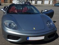 Ferrari 360 Modena Spider Cambio automatico Grigio Alloy - Beige - griglia posteriore challenge