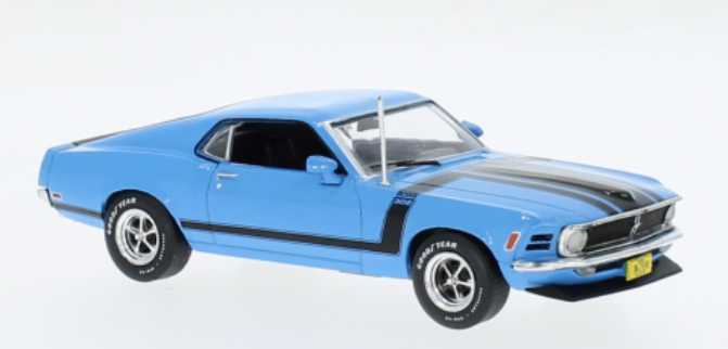 Ford Mustang Boss 3 blauw