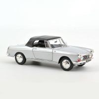 PEUGEOT 404 CABRIOLET 1967, 4 ouverts  argent