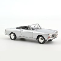 PEUGEOT 404 CABRIOLET 1967, 4 openingen  zilver