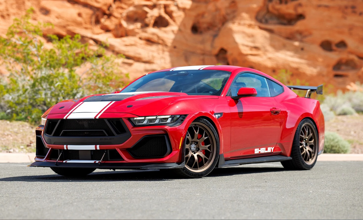 SHELBY MUSTANG SUPERSNAKE RACE RED 2025