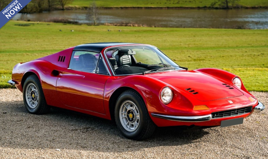 Ferrari Dino 246 GTS 1972 Rosso Corsa 322 - Zwart