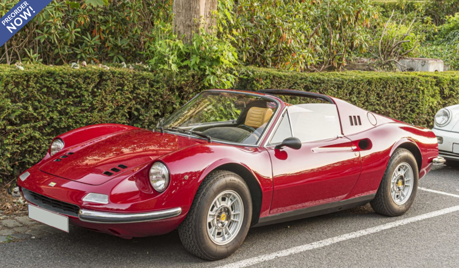 Ferrari Dino 246 GTS 1972 Robijnrood - Beige