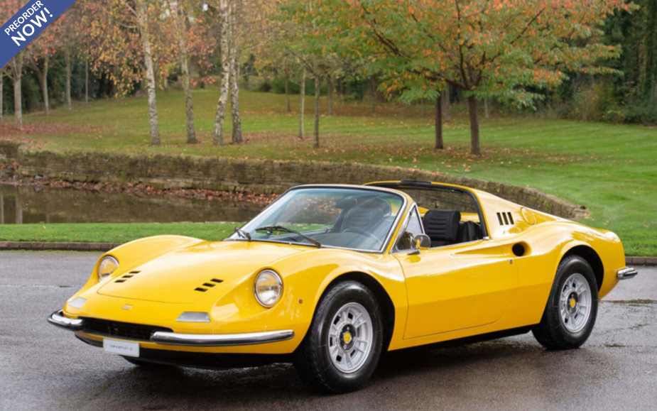 Ferrari Dino 246 GTS 1972 Giallo Modena - Zwart