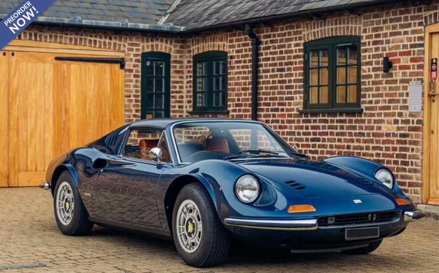 Ferrari Dino 246 GTS 1972 Sera Blauw - Leer