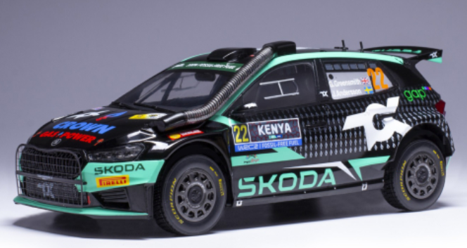 Skoda Fabia Rally2, WRC, Safari Rallye Kenia, 2024