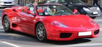 Ferrari 360 Modena Spider Automatische transmissie Rosso Corsa - Zwart