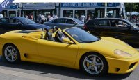 Ferrari 360 Modena Spider Automatische transmissie Giallo Modena - Noir