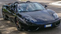 Ferrari 360 Modena Spider Automatische transmissie Glans Zwart - Zwart