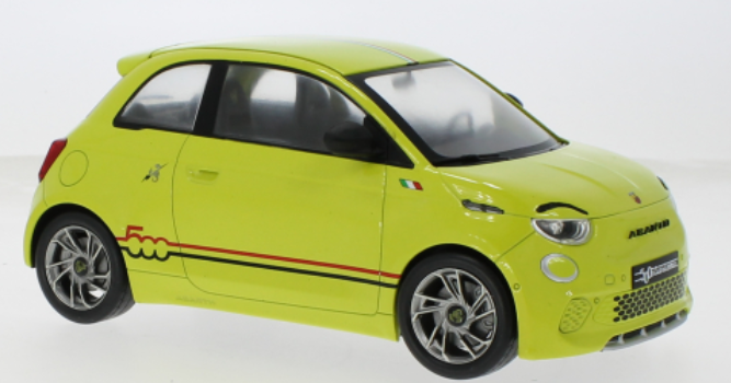 Fiat 500e Abarth, geel, 2024