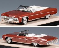 CHEVROLET - CHEVROLET CAPRICE CONVERTIBLE OPEN ROOF 1973 - DARK RED MET