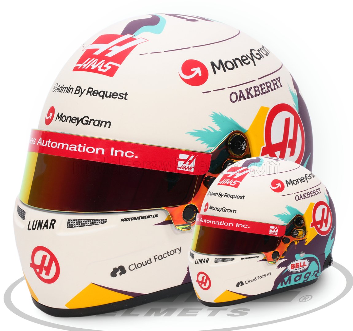 CASCO HELMET F1 KEVIN MAGNUSSEN TEAM MONEYGRAM HAA