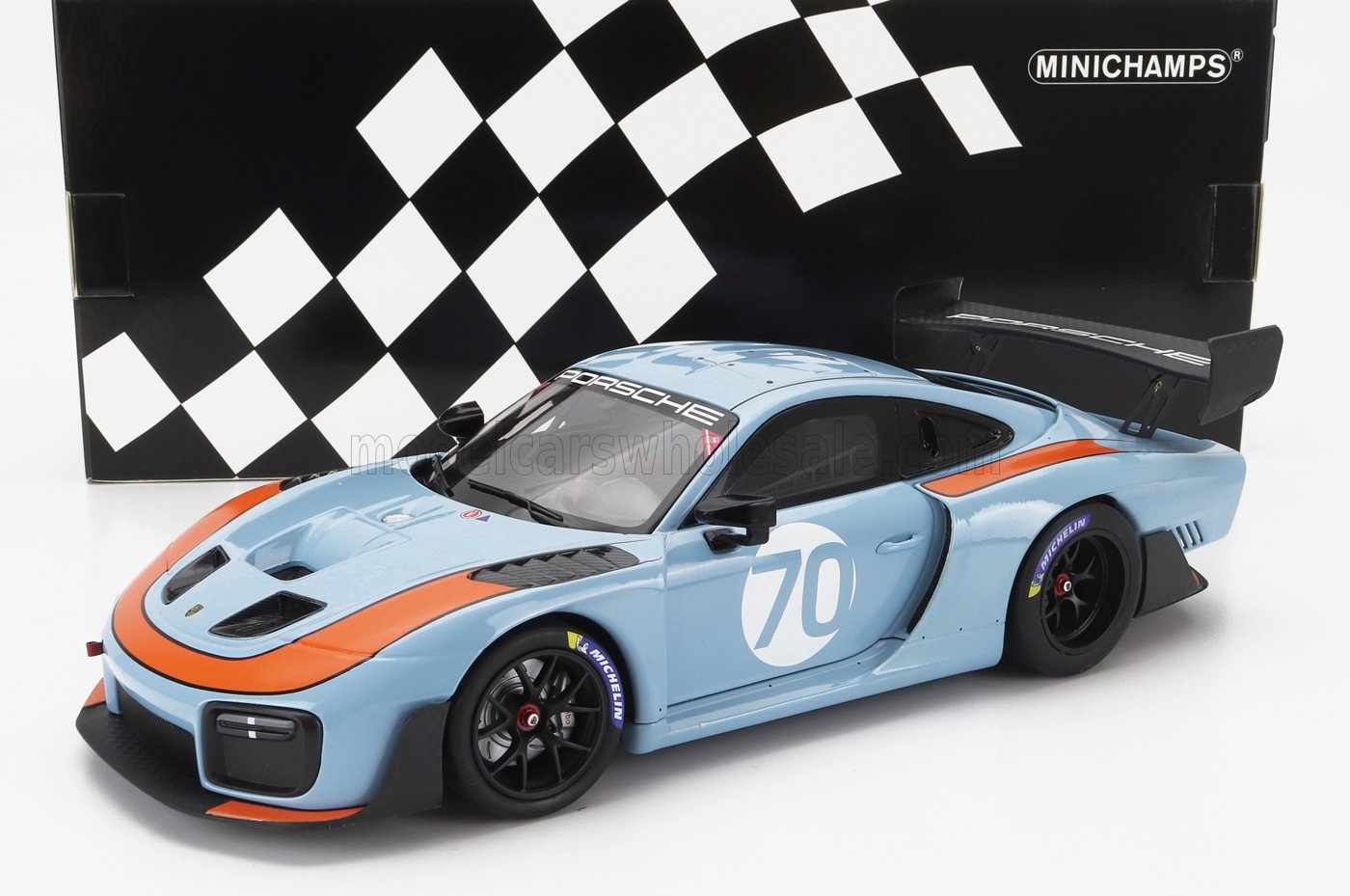 PORSCHE 935/19 -nr70  BLAUW 2020