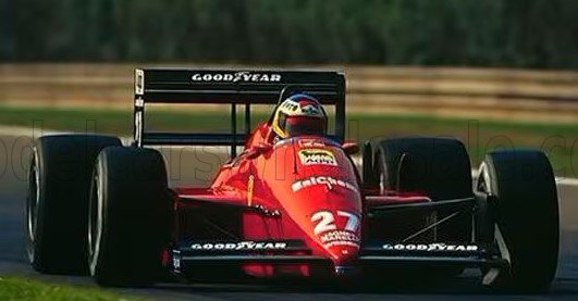 FERRARI - F1 87 N 27 2nd AUSTRALIAN GP 1987 MICHEL